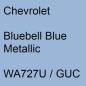 Preview: Chevrolet, Bluebell Blue Metallic, WA727U / GUC.